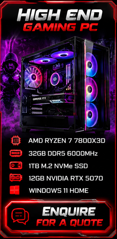 High End Gaming PC — enquire for a quote