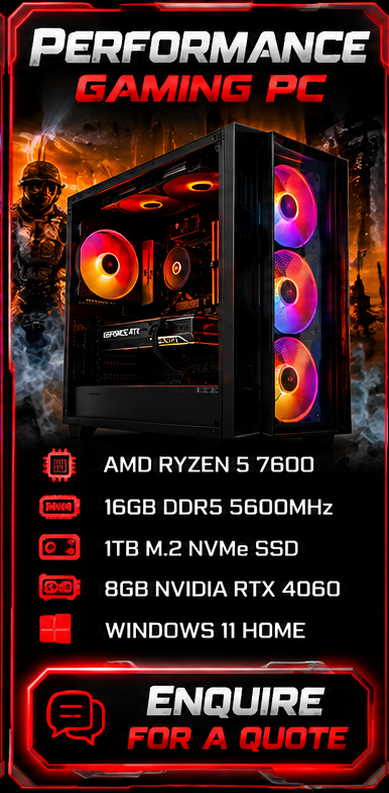 Performance Gaming PC — enquire for a quote