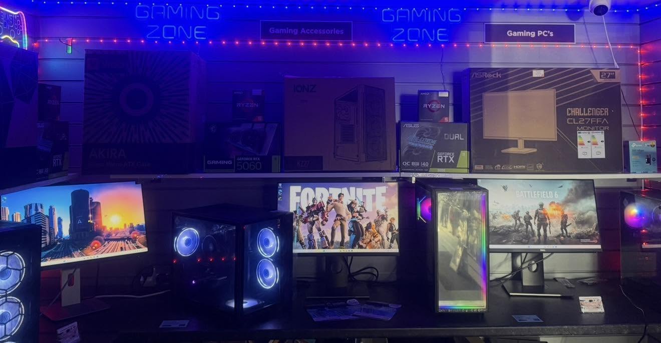 Gaming PCs available at Lincolnshire PC Solutions